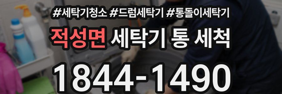 적성면 세탁기 통 세척
