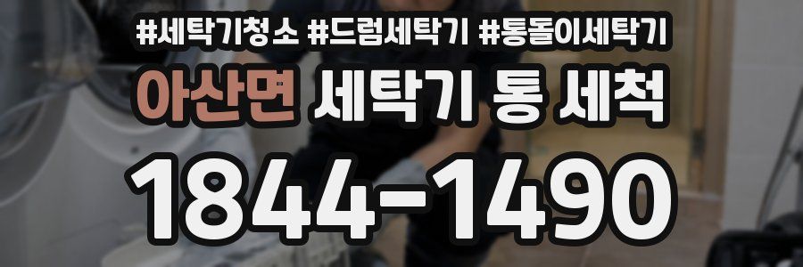 아산면 세탁기 통 세척