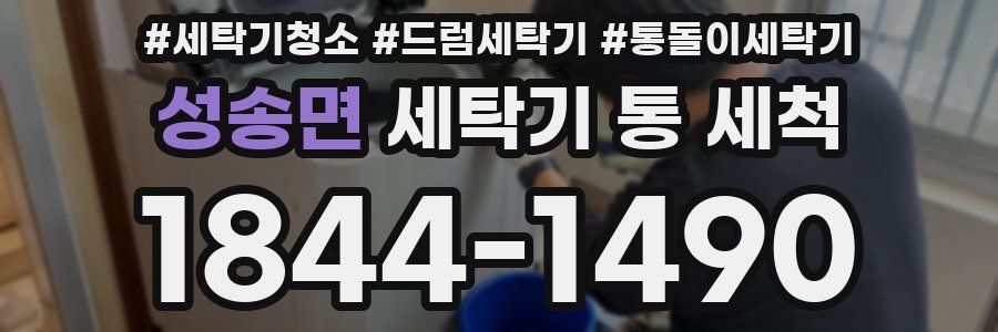 성송면 세탁기 통 세척