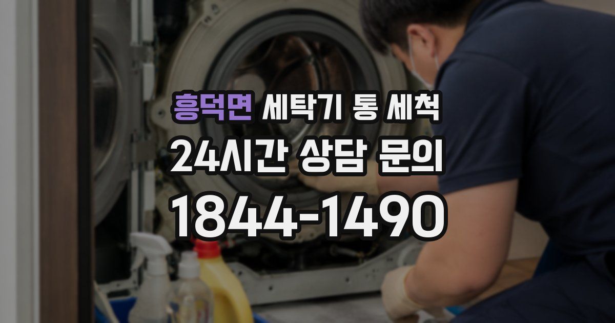 흥덕면 세탁기 통 세척