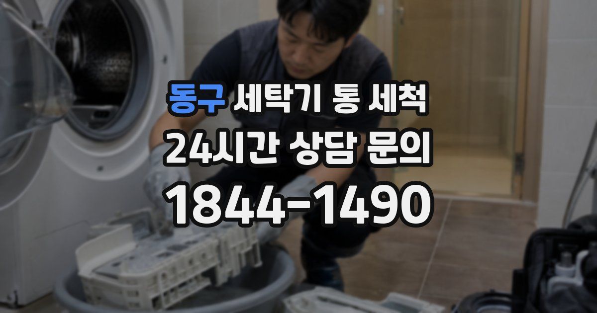 동구 세탁기 통 세척