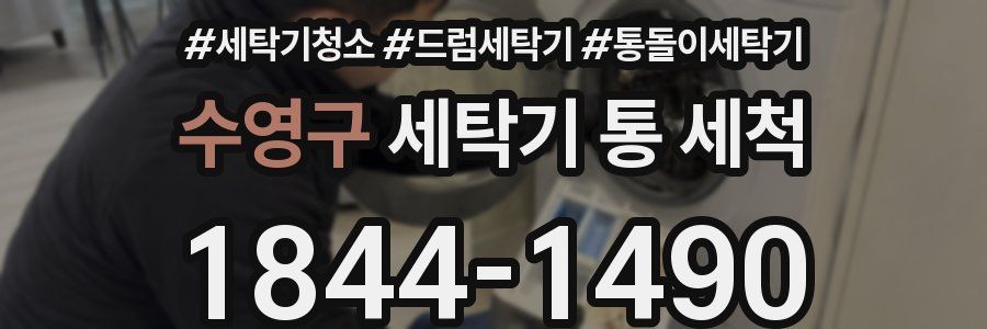 수영구 세탁기 통 세척