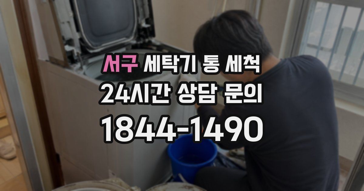 서구 세탁기 통 세척