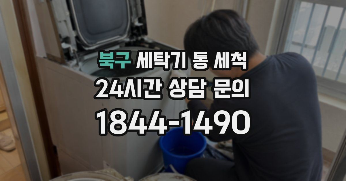 북구 세탁기 통 세척