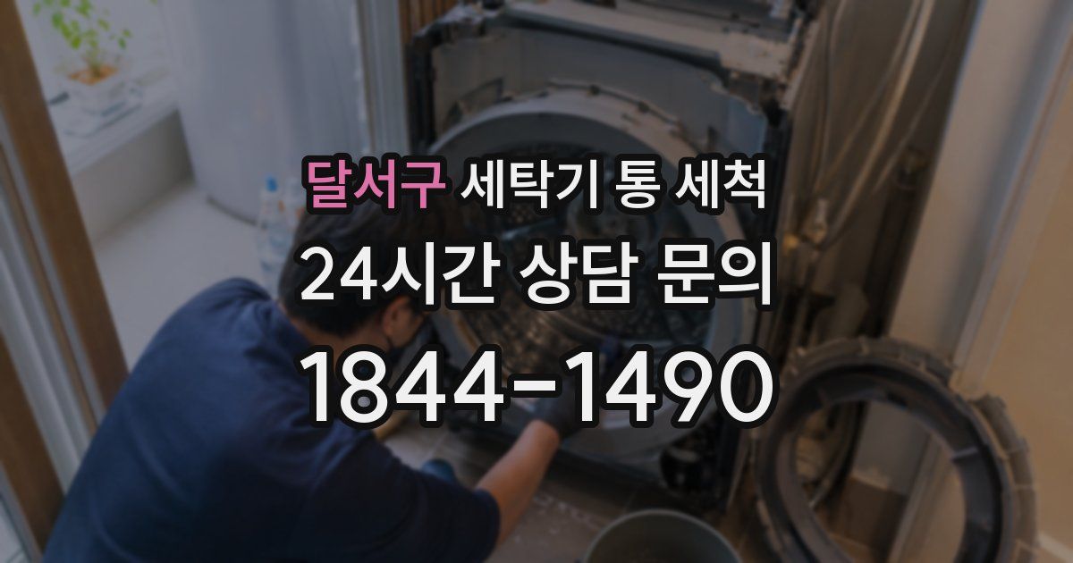 달서구 세탁기 통 세척