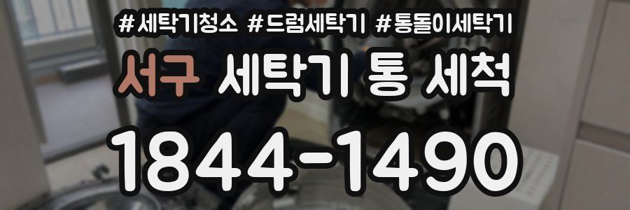 서구 세탁기 통 세척