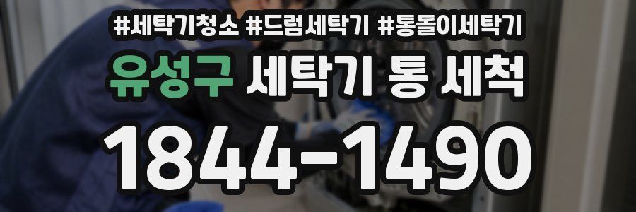 유성구 세탁기 통 세척