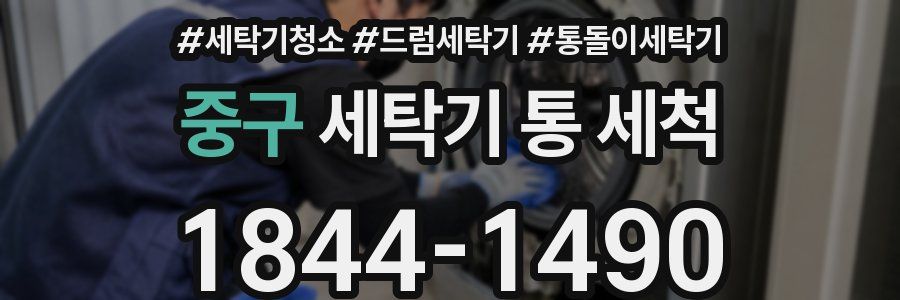 중구 세탁기 통 세척
