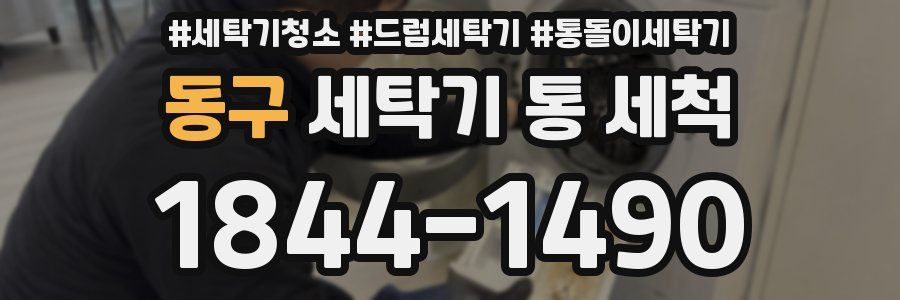 동구 세탁기 통 세척