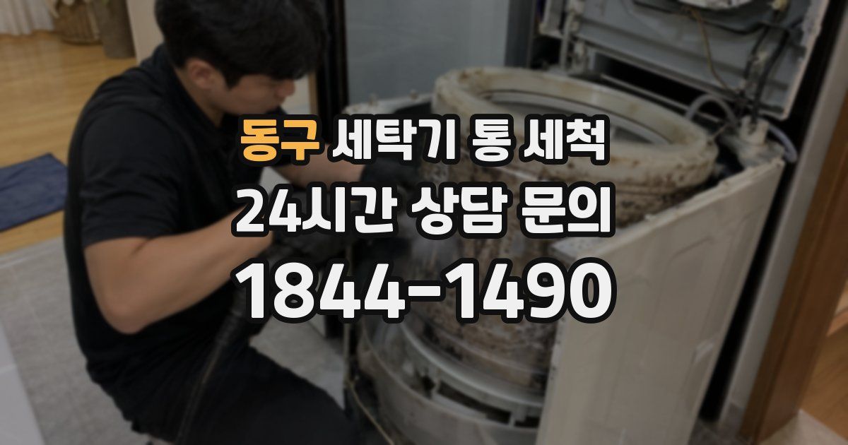 동구 세탁기 통 세척