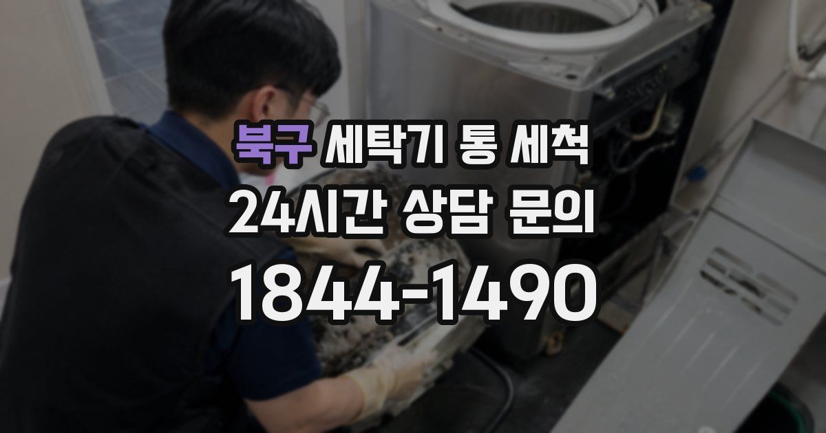 북구 세탁기 통 세척