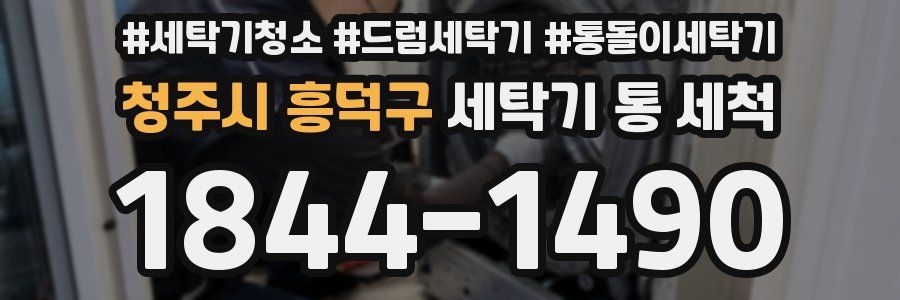 청주시 흥덕구 세탁기 통 세척