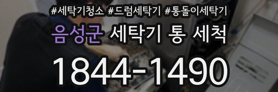 음성군 세탁기 통 세척