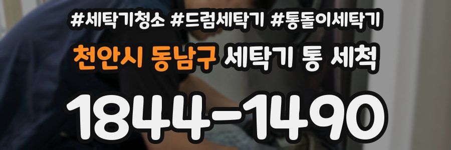 천안시 동남구 세탁기 통 세척