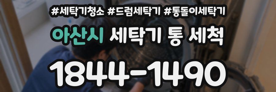 아산시 세탁기 통 세척