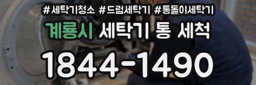 계룡시 세탁기 통 세척