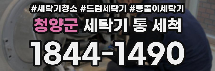 청양군 세탁기 통 세척
