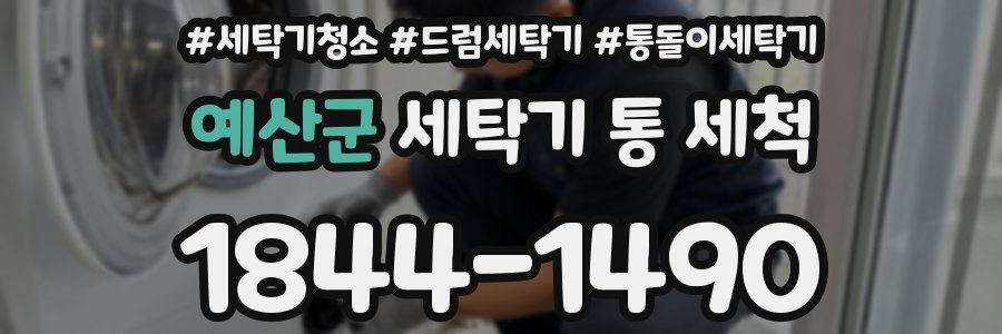 예산군 세탁기 통 세척