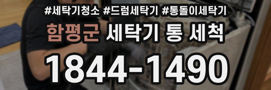 함평군 세탁기 통 세척