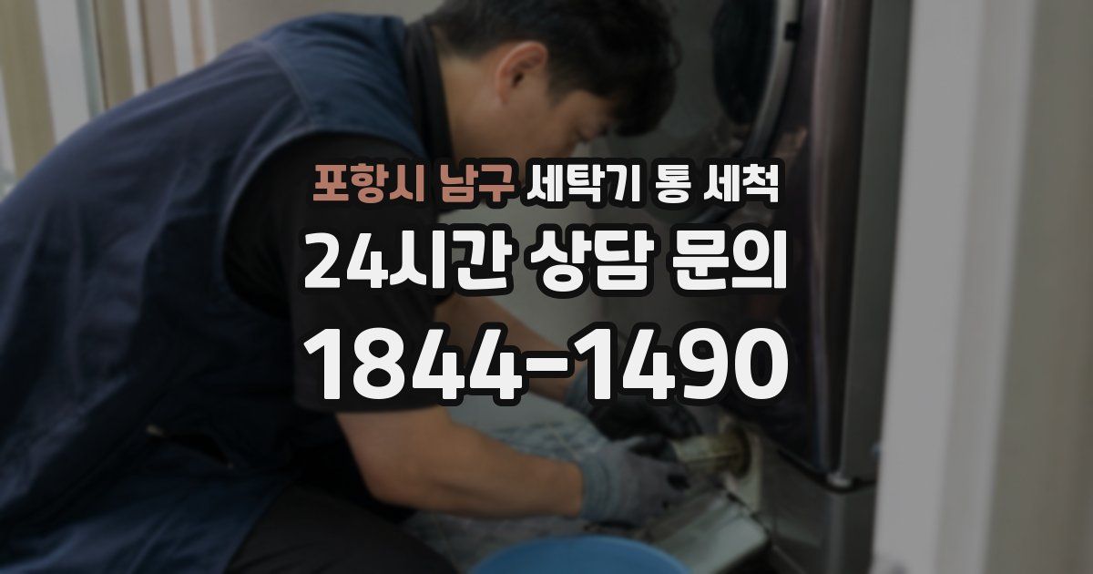 포항시 남구 세탁기 통 세척