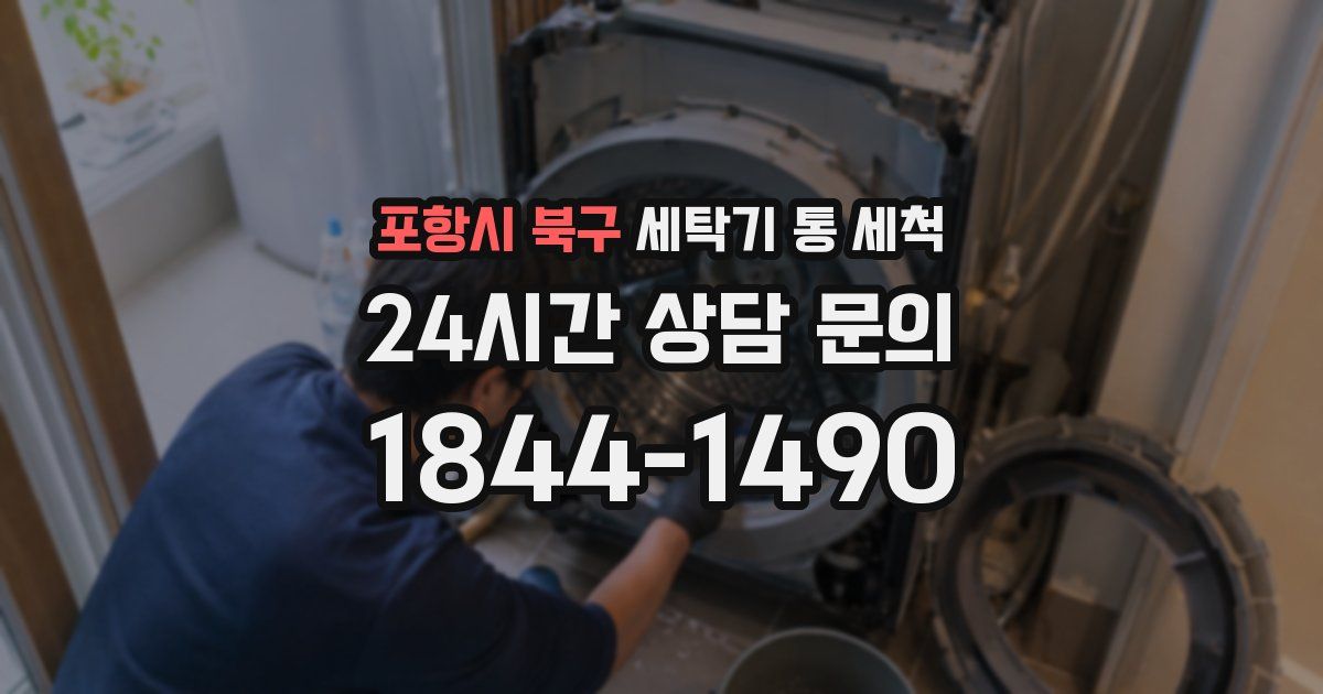 포항시 북구 세탁기 통 세척
