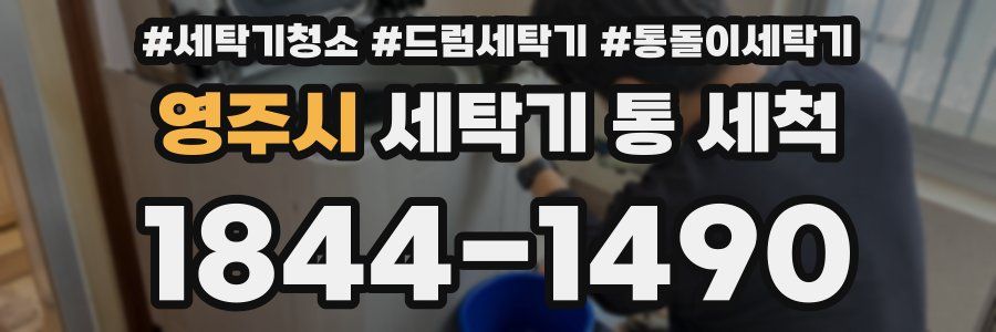 영주시 세탁기 통 세척