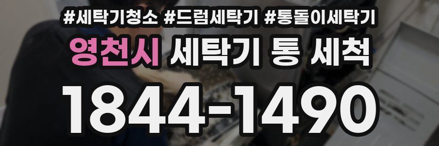 영천시 세탁기 통 세척