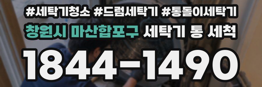창원시 마산합포구 세탁기 통 세척