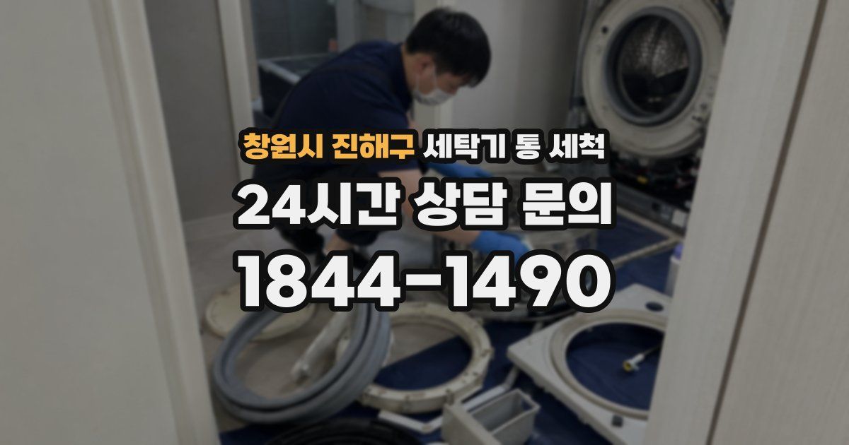 창원시 진해구 세탁기 통 세척