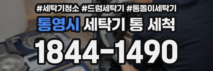 통영시 세탁기 통 세척