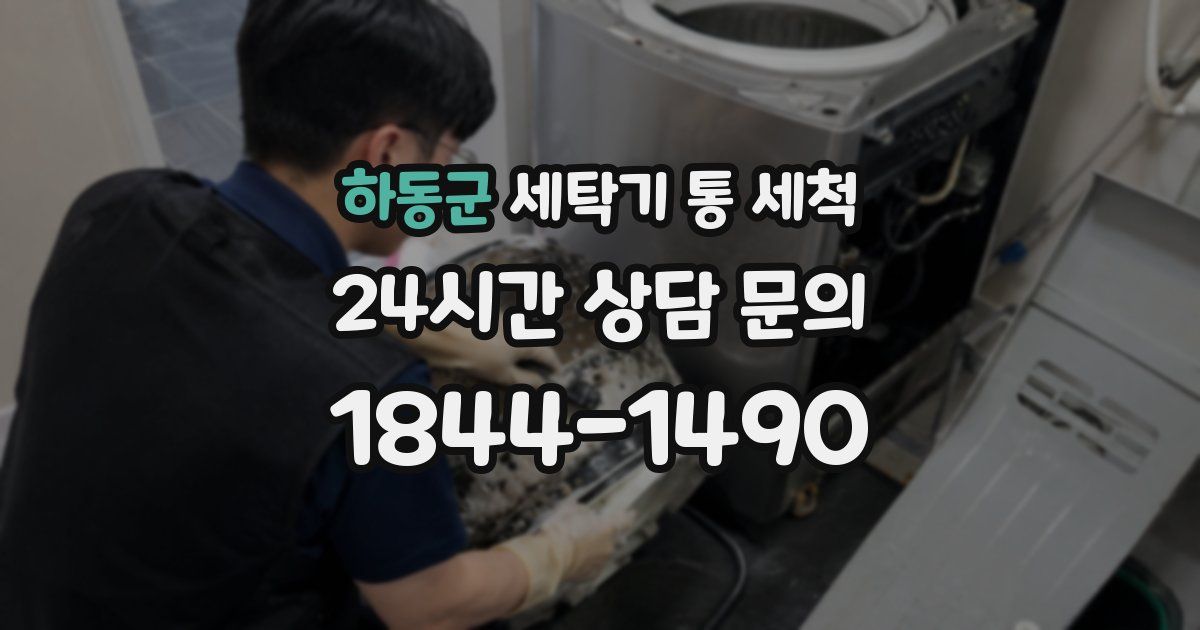 하동군 세탁기 통 세척