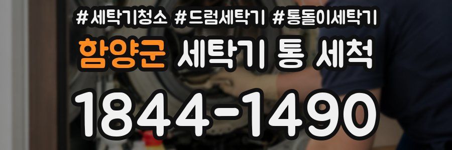 함양군 세탁기 통 세척