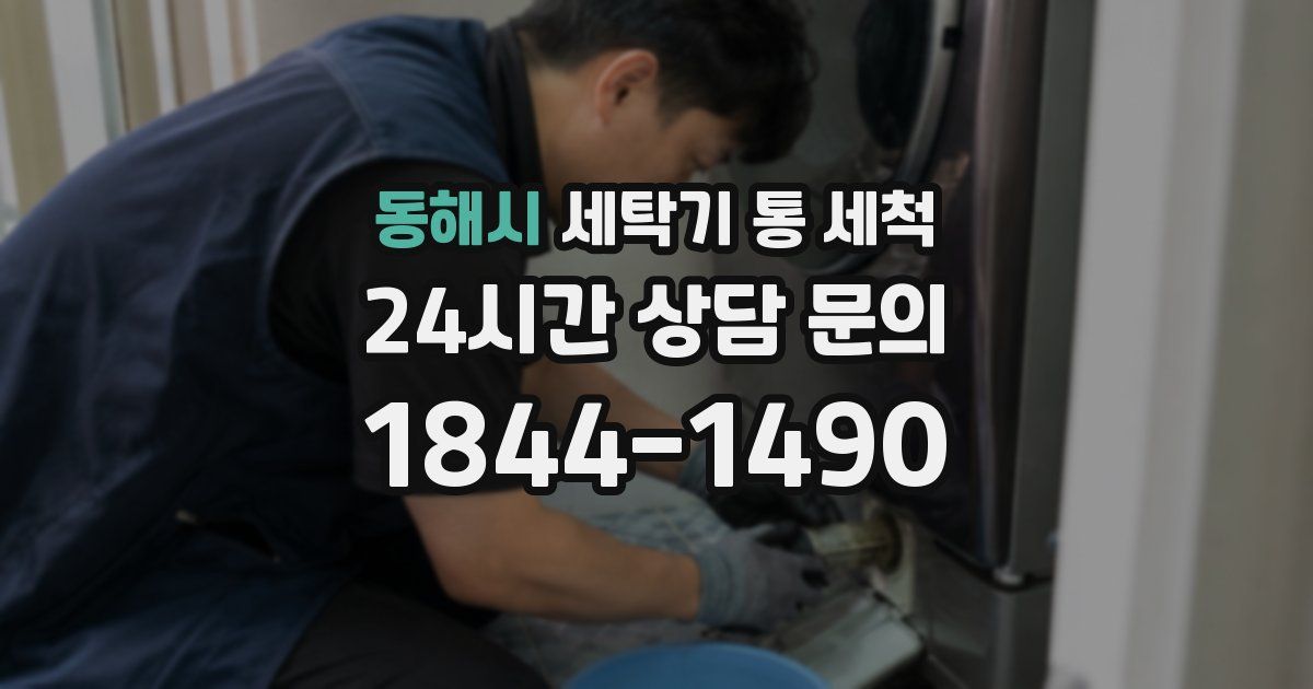 동해시 세탁기 통 세척