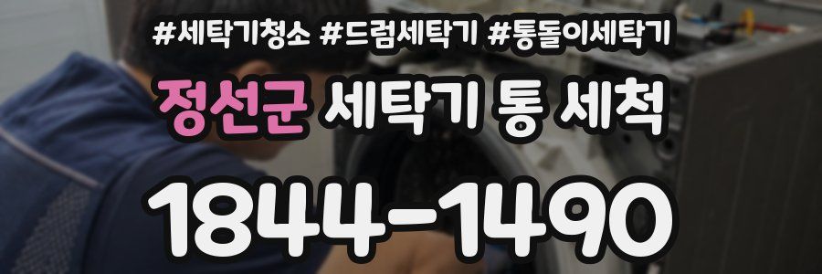 정선군 세탁기 통 세척