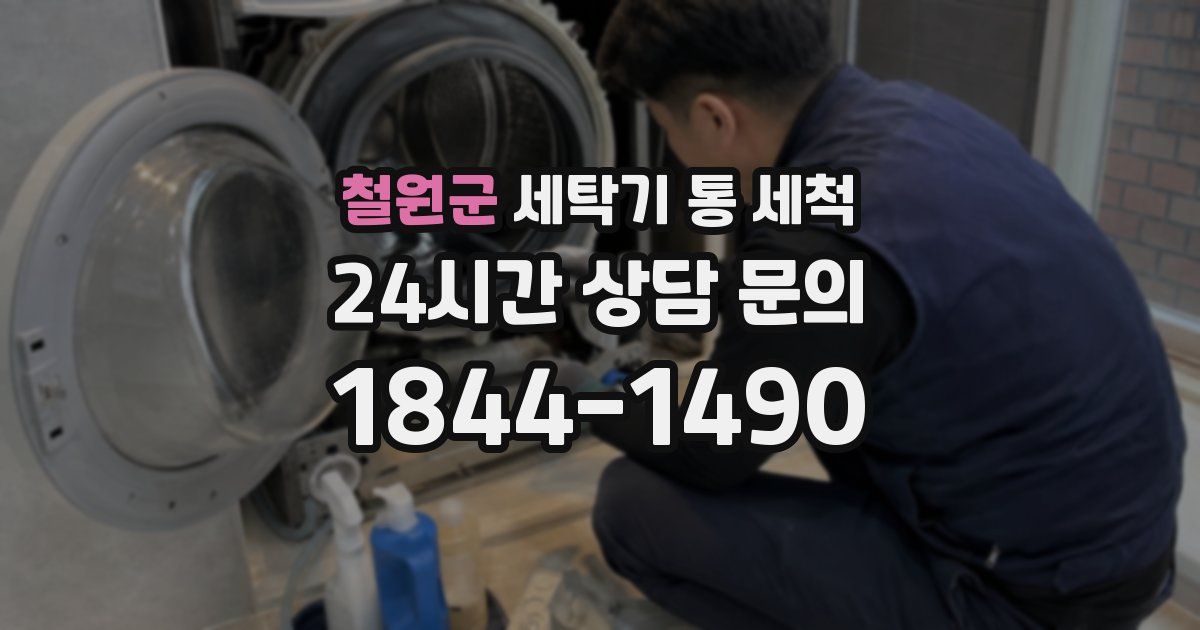 철원군 세탁기 통 세척