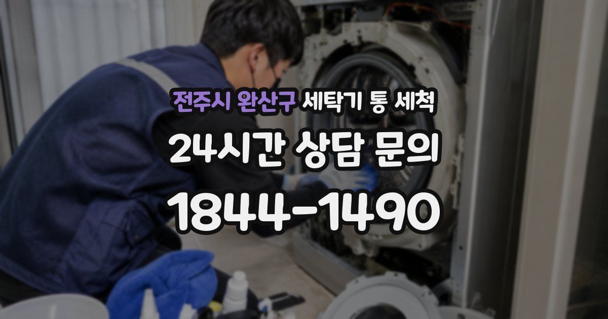 전주시 완산구 세탁기 통 세척
