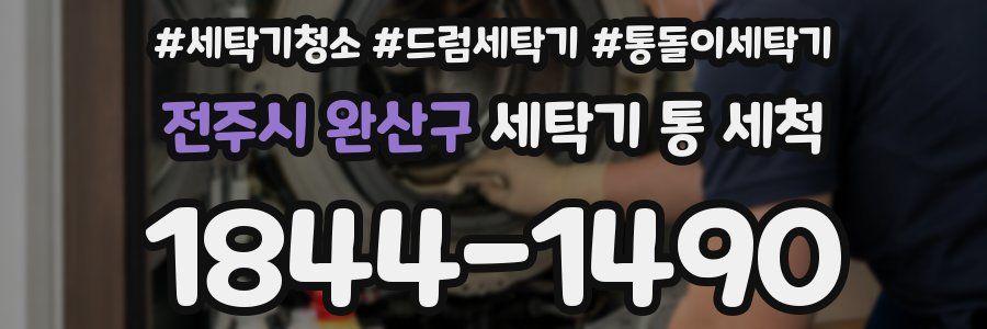 전주시 완산구 세탁기 통 세척