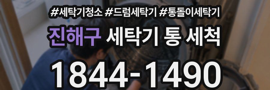 진해구 세탁기 통 세척
