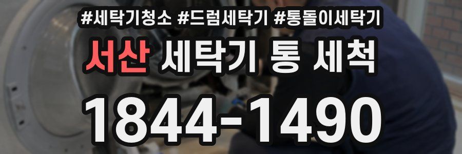 서산 세탁기 통 세척