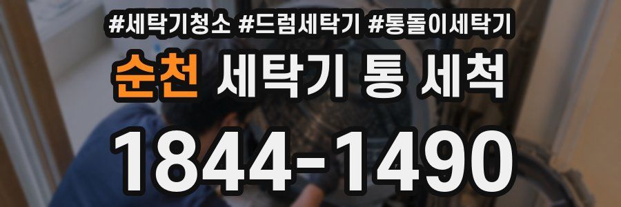 순천 세탁기 통 세척
