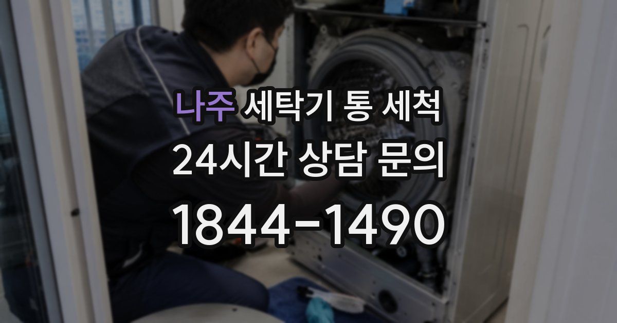 나주 세탁기 통 세척