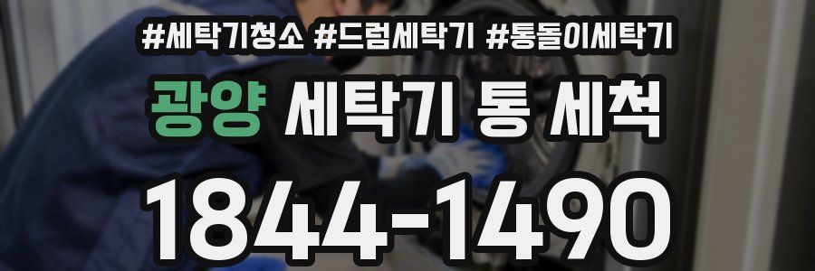 광양 세탁기 통 세척