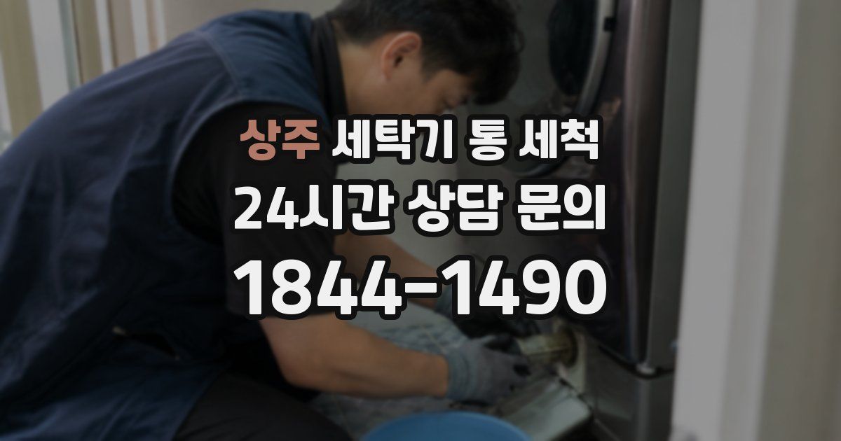 상주 세탁기 통 세척