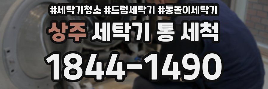 상주 세탁기 통 세척