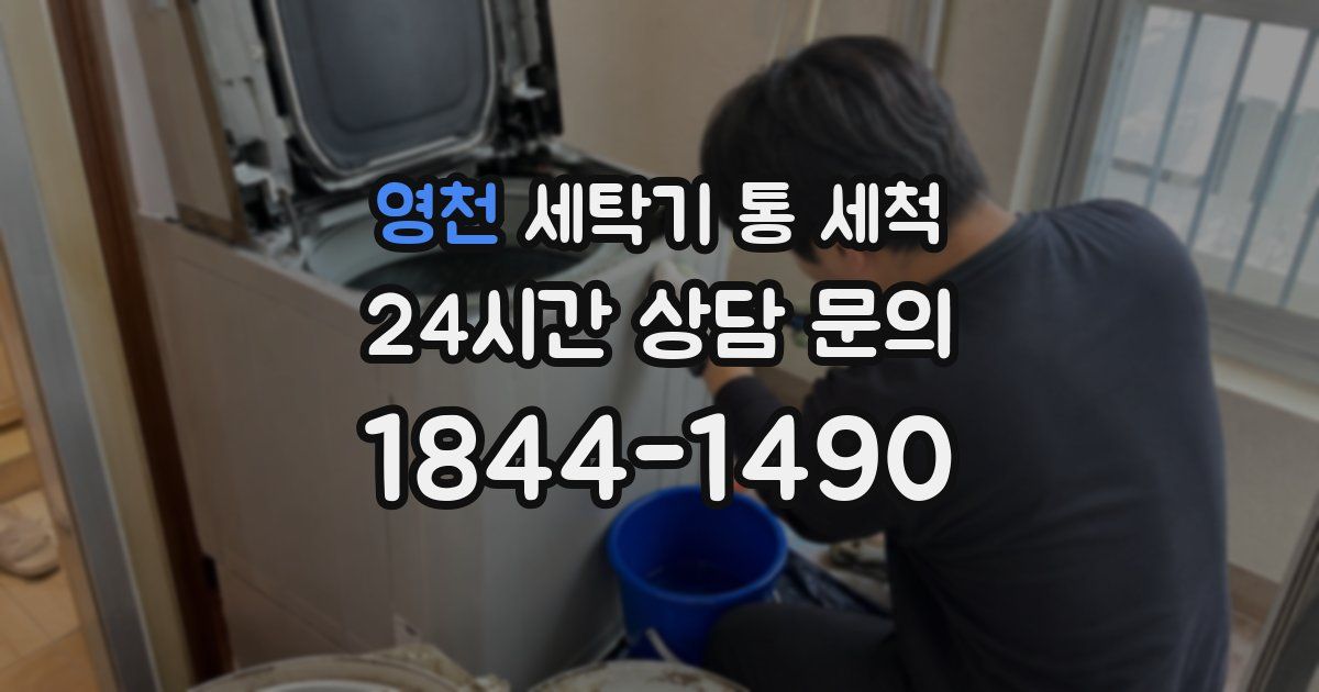 영천 세탁기 통 세척