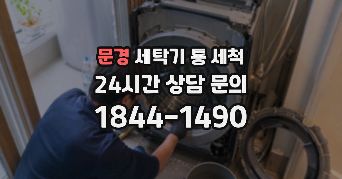 문경 세탁기 통 세척