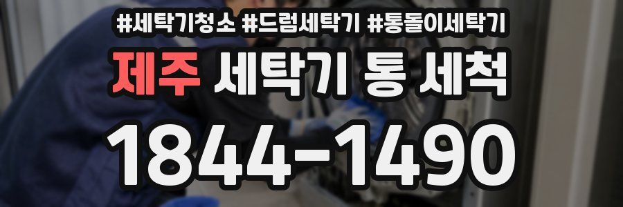 제주 세탁기 통 세척