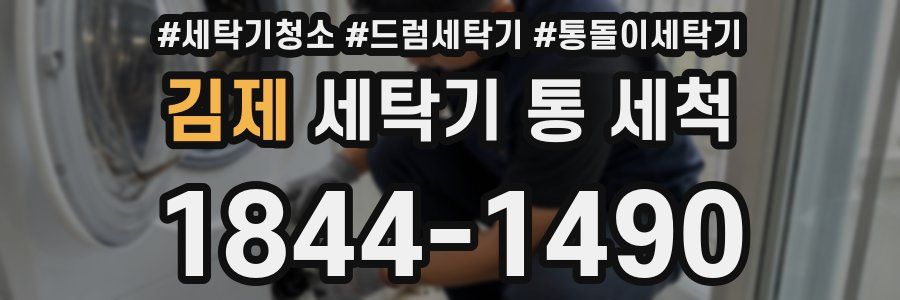 김제 세탁기 통 세척