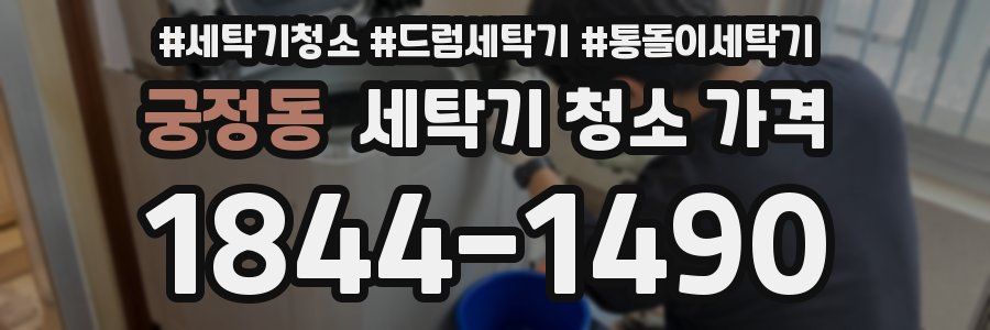 궁정동 세탁기 청소 가격