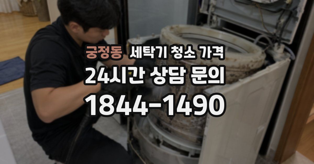 궁정동 세탁기 청소 가격